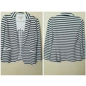💐Banana Republic Black and White Blazer